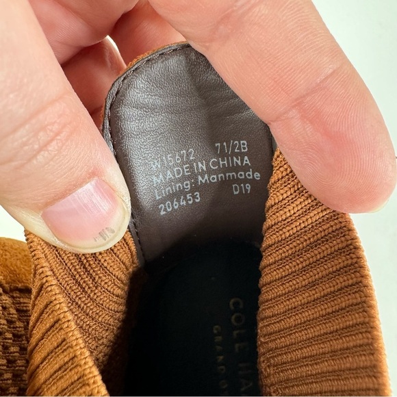 Cole Haan Maggie Brown Ankle Boots with Suede Material and Pointed Toe Design - Picture 5 of 8